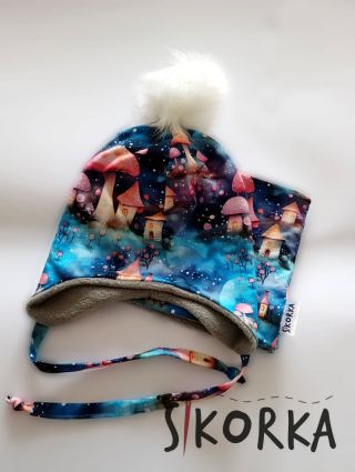 Noční vesnička - houbičky, domečky...❤️ Nádherná záležitost. 🙂 Co vy na ně?🤔👇🏻🙏🏻 #bysikorka #handmadesiti #mamatrideti...